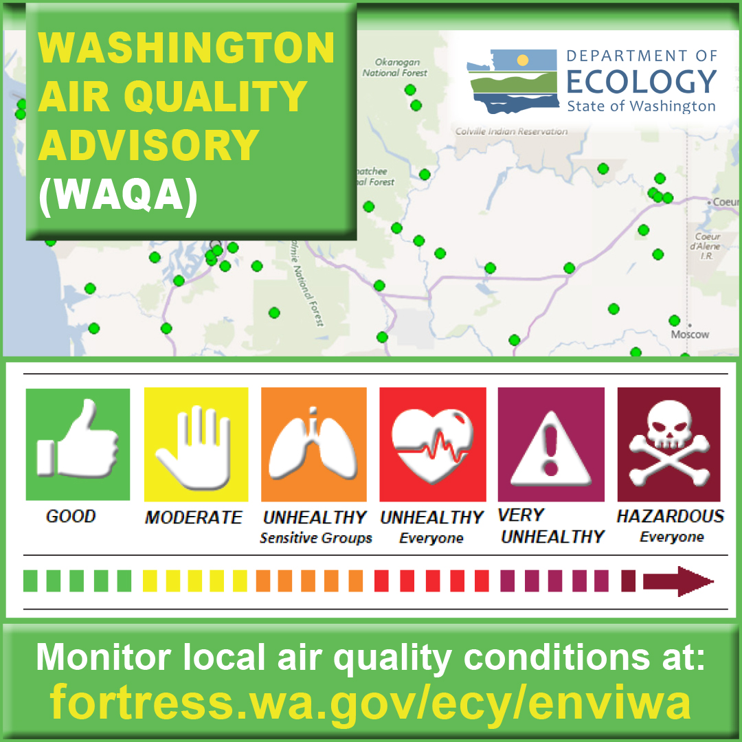 Washington Department of Ecology Monitoring air quality in Washington