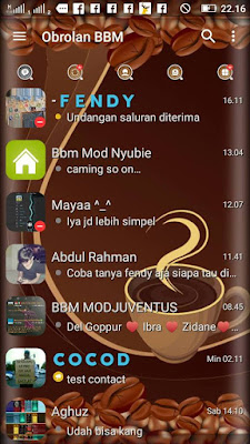 BBM MOD Coffee v3.2.5.12 Terbaru Gratis BBM MOD Coffee v3.2.5.12 Terbaru Gratis