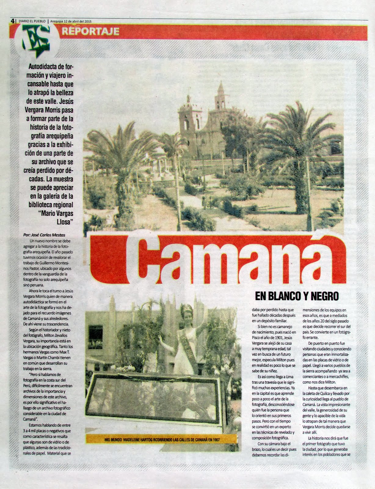 Diario El Pueblo, Suplemento Dominical. 12 de abril 2015 - 02