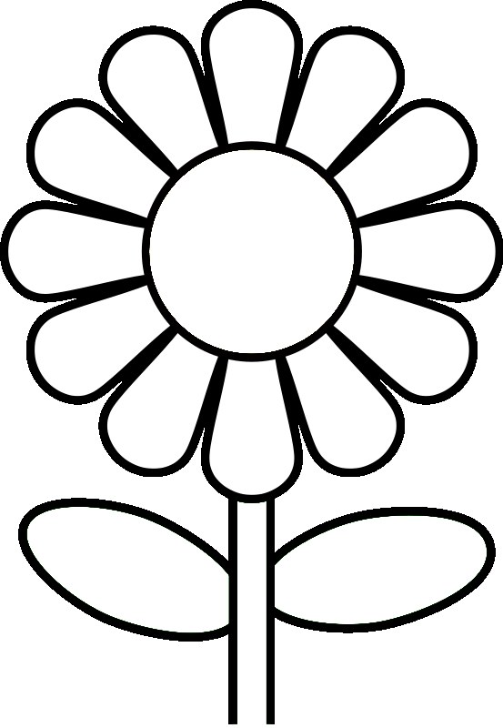 daisy flowers coloring pages - photo #1