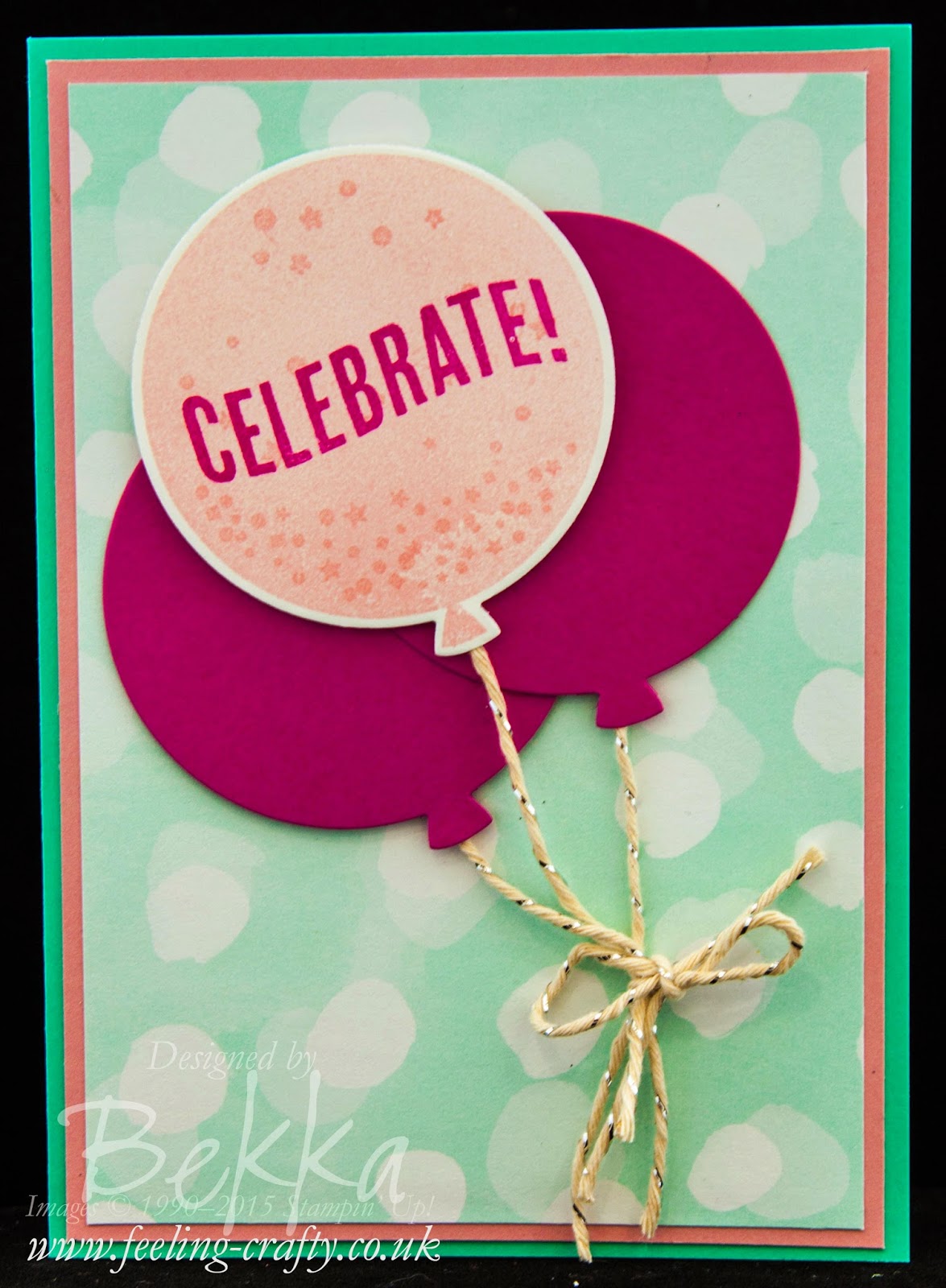 Celebrate Today with a Beautiful Balloon Card - check out this blog