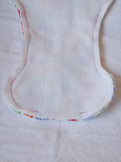 Handmade by Joanne Rich. Sewing the Cloth Diaper Cover with Velcro Tab Pockets.