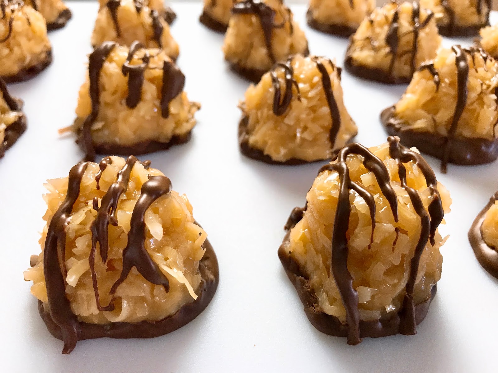 No Bake CoconutCaramel Macaroons