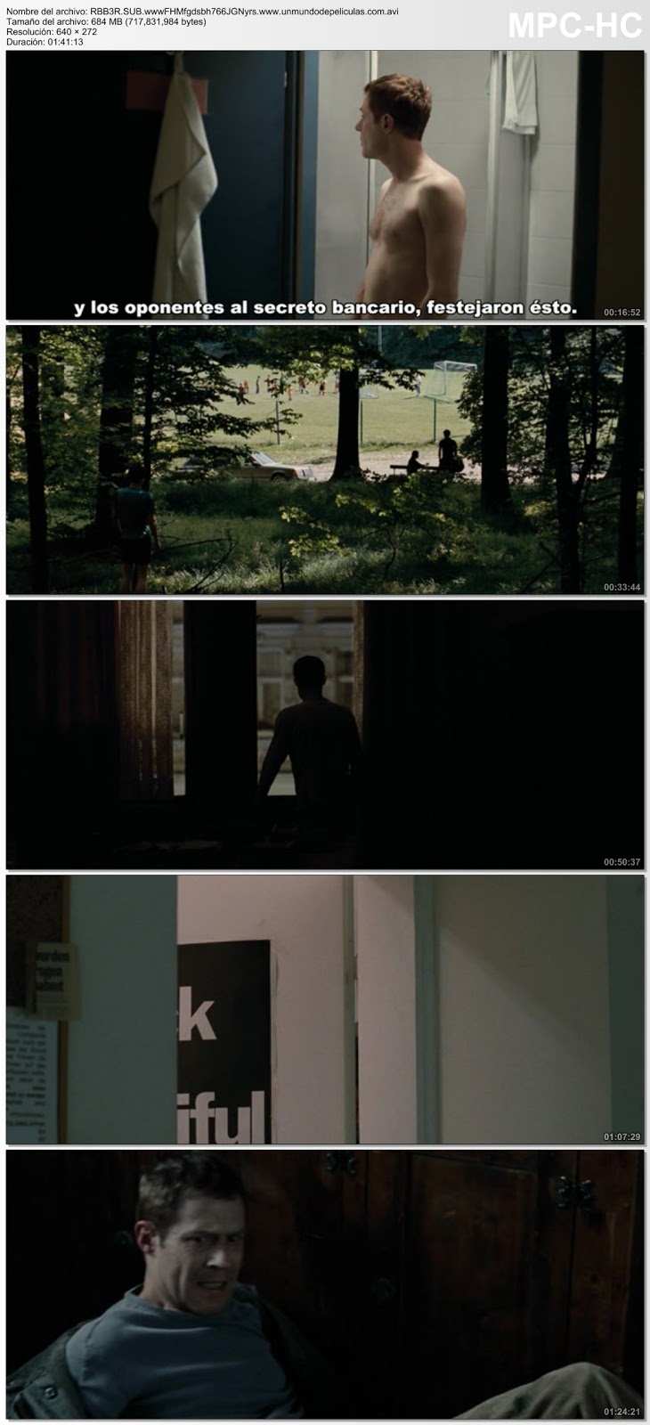Capturas de la película.