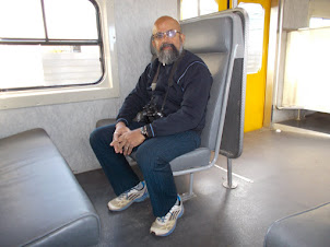 Travelling in the "Metro Train(First Class) like a local.