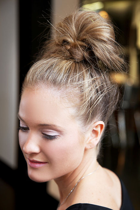 Maybe She's Crazy: Top Knot...Testing out a new hairstyle. Maybe She's Crazy: Top Knot...Testing out a new hairstyle.