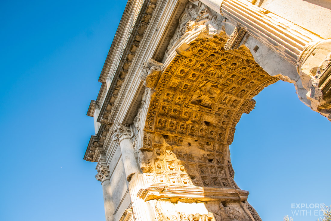 The Arch of Constantine in Rome