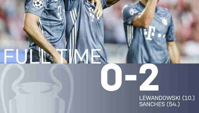 Hasil Benfica vs Bayern Munich Skor Akhir 0-2 Hasil Benfica vs Bayern Munich Skor Akhir 0-2