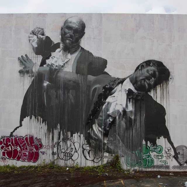 "San Juan Fight Club II" Second New Mural By Irish Artist Conor Harrington For Los Muros Hablan In Puerto Rico. 7