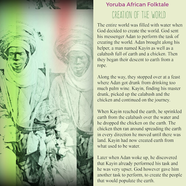 Tour of Africa Yoruba Creation of the World African Folklore Tour of Africa Yoruba Creation of the World African Folklore