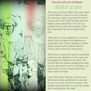 Tour of Africa Yoruba Creation of the World African Folklore