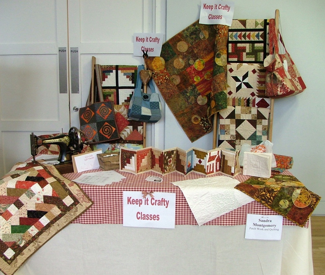 Sandy Quilts My First Craft Fair