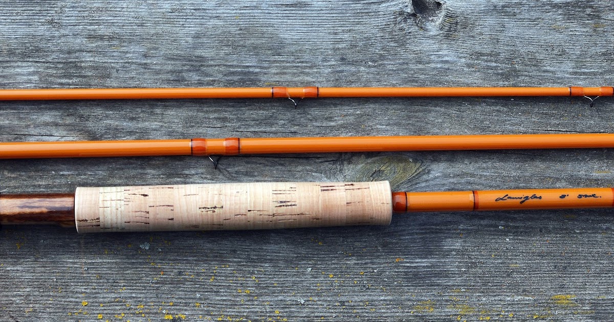 Handcrafted graphite and fiberglass fly rods: Lamiglas 8' 5wt.