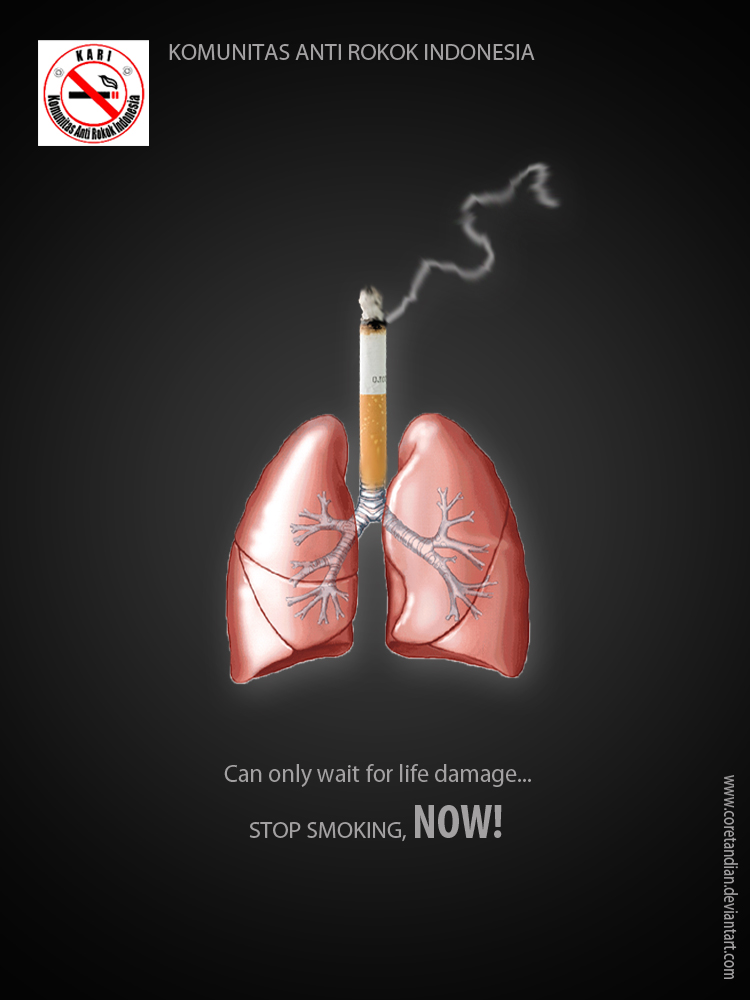 Contoh Gambar Poster Anti Rokok Hontoh