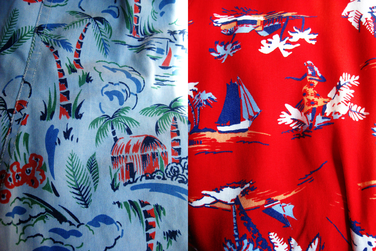hawaiian print shawls