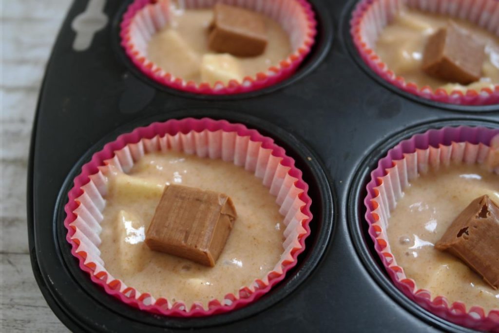 Rezept Apfel Karamell Muffins