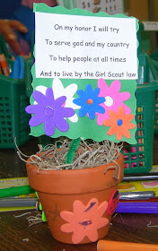 Girl Scout Mania: Girl Scout Promise Flower Pot