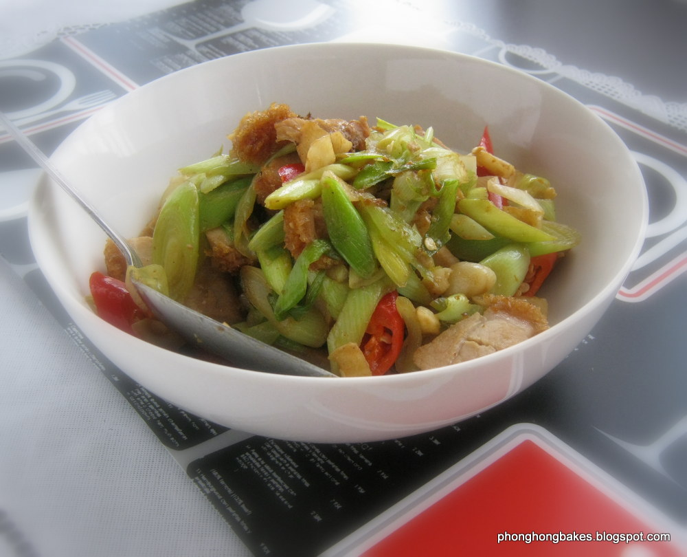 PH the Malaysian Carnivore Stir Fried Roasted Pork With Leeks