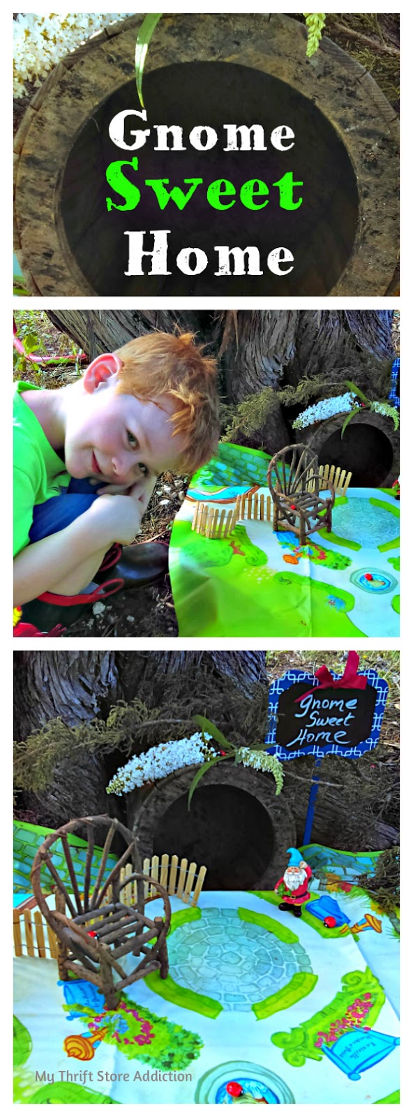 Gnome sweet home fairy garden