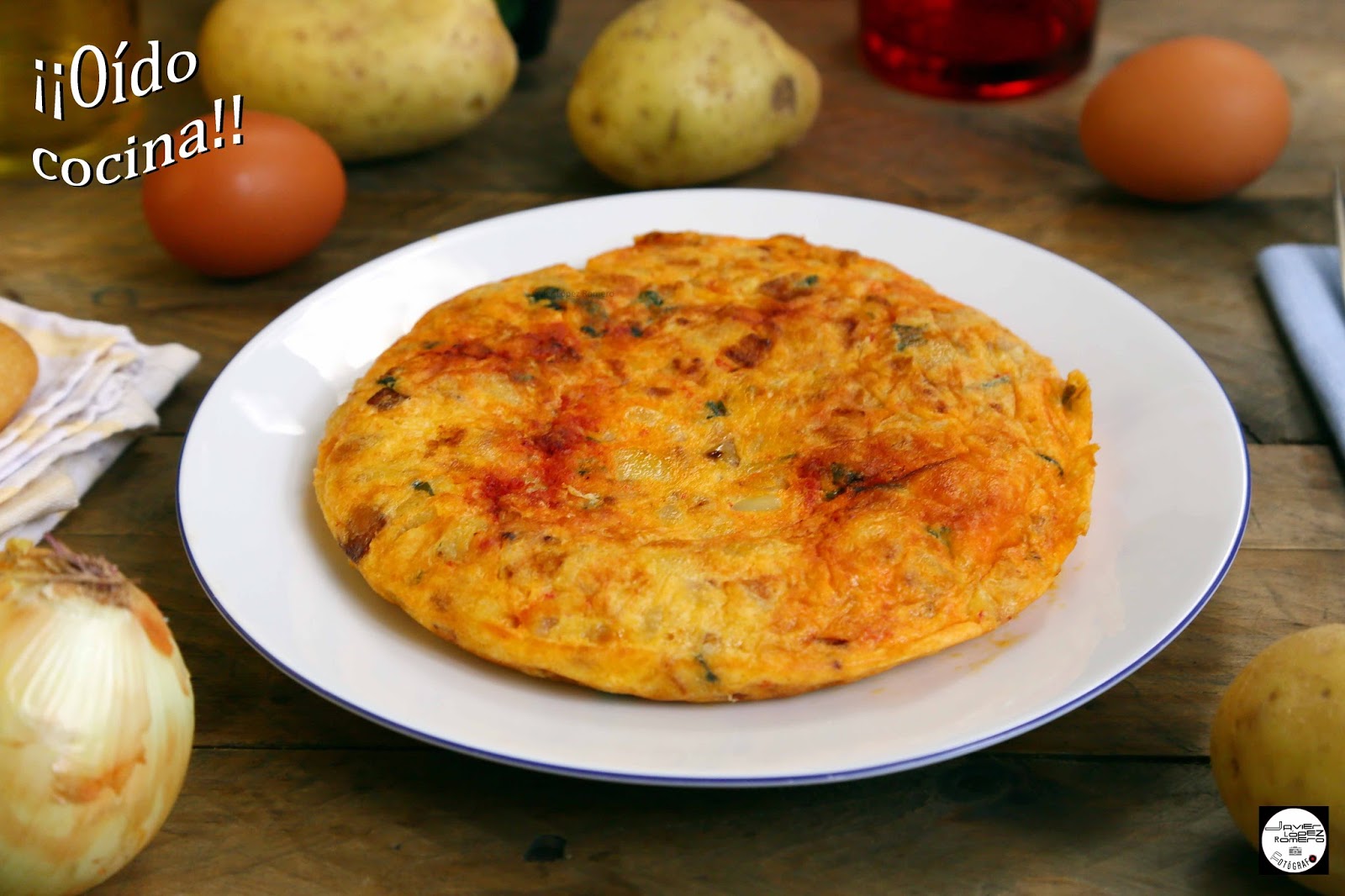 Oído cocina!! Tortilla de queso y sobrasada