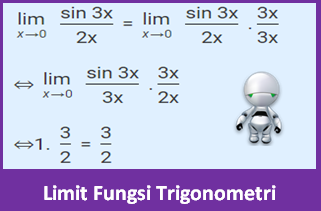 Contoh Soal Limit Fungsi Trigonometri dan Pembahasannya