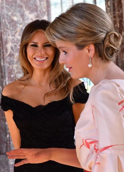 Melania Trump, Emine Erdogan, Amelie Derbaudrenghien, Mojca Stropnik, Thora Margret Baldvinsdottir, Brigitte Macron, Ingrid Schulerud, Desislava Radeva