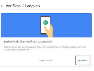 cara mengaktifkan verifikasi 2 langkah akun gmail cara mengaktifkan verifikasi 2 langkah akun gmail