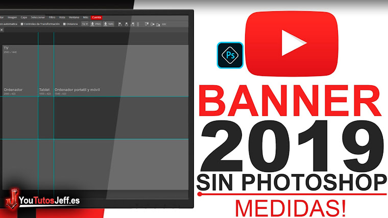 Medidas Portada Youtube 2019 - Plantilla PSD