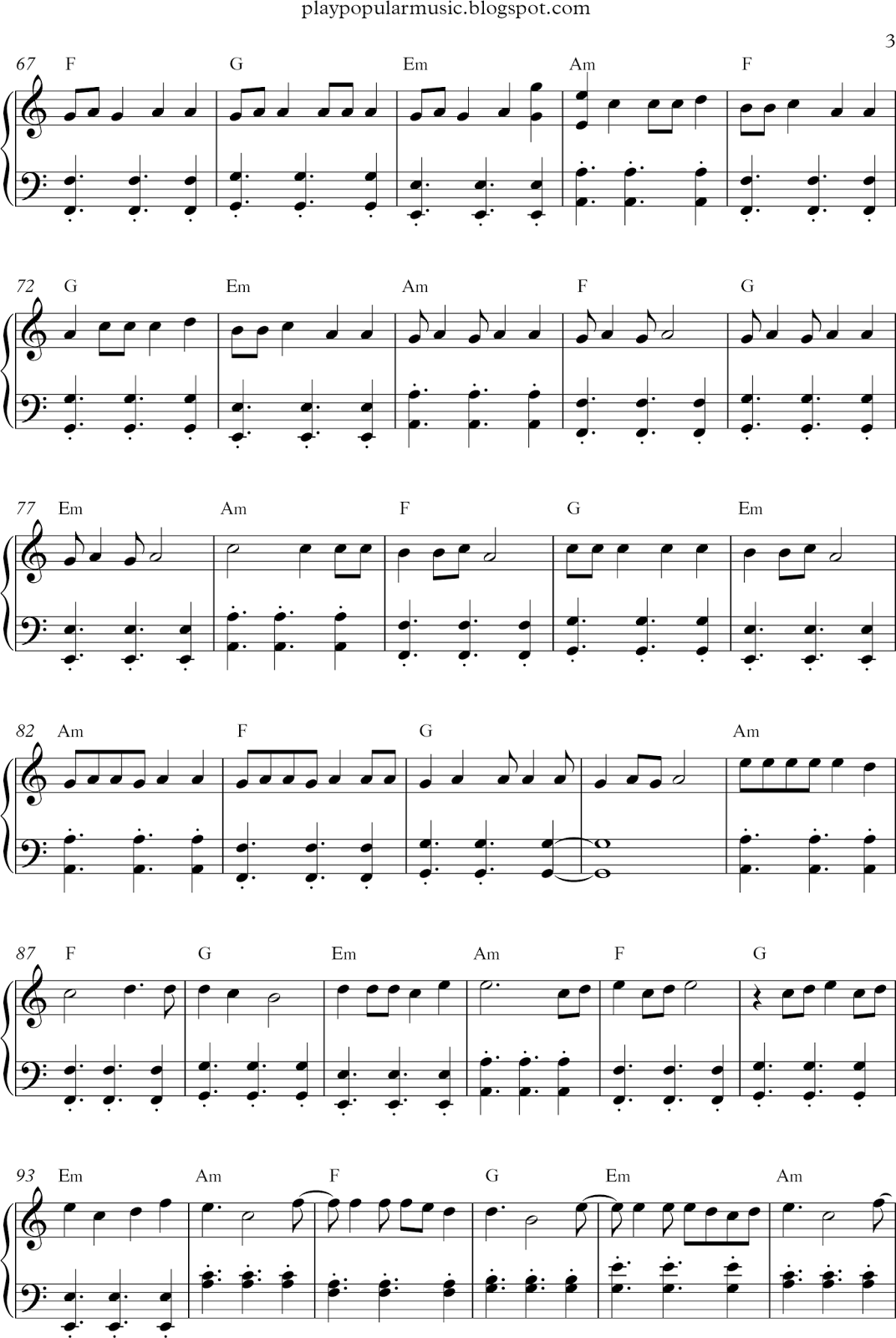 play popular music rockabye clean bandit ft sean paul anne marie rockabye clean bandit sheet music