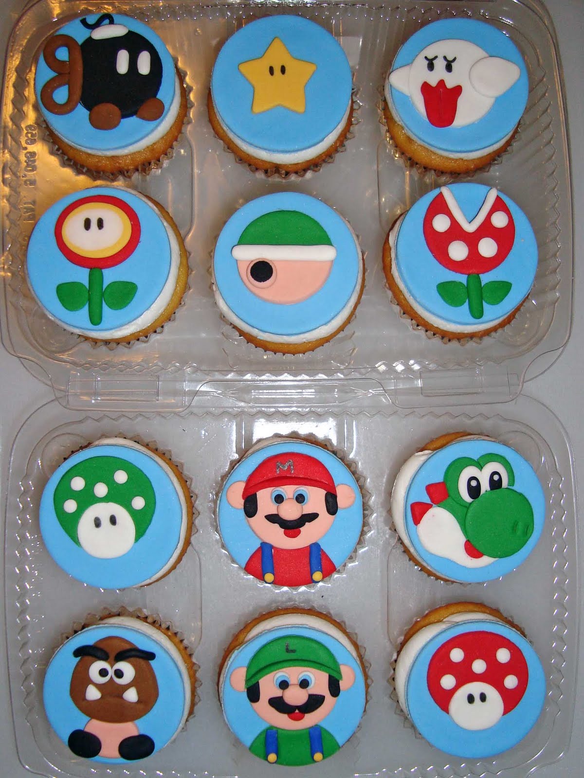 Sugar Butter Baby Super Mario Cupcakes Round 2