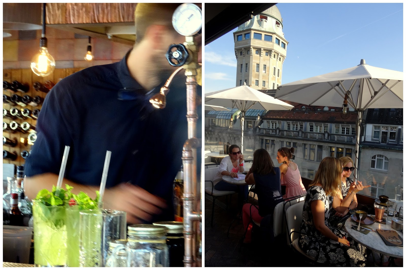 Zurich The “ooo Bar” aka Modissa Rooftop Bar where the beautiful