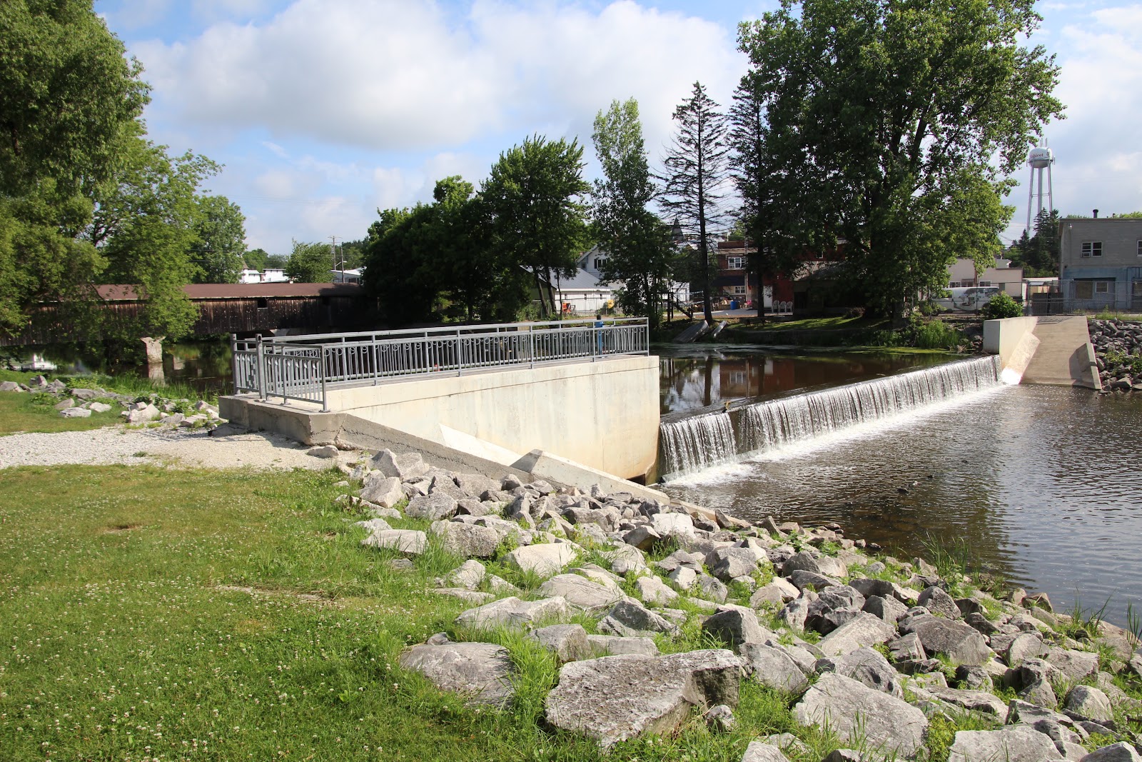 Wisconsin Historical Markers The Mishicot Dam