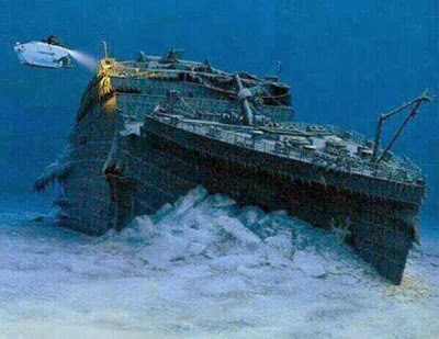El transatlántico 'Titanic' hundido en el fondo del mar. Ranking de fotos del planeta III