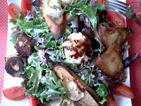 the BEST goat cheese salad I've ever had