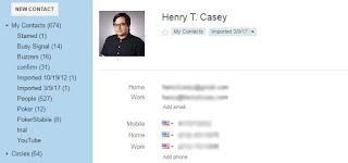 You've imported iPhone contacts into Gmail!