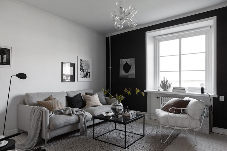 Decorar hogar en color negro