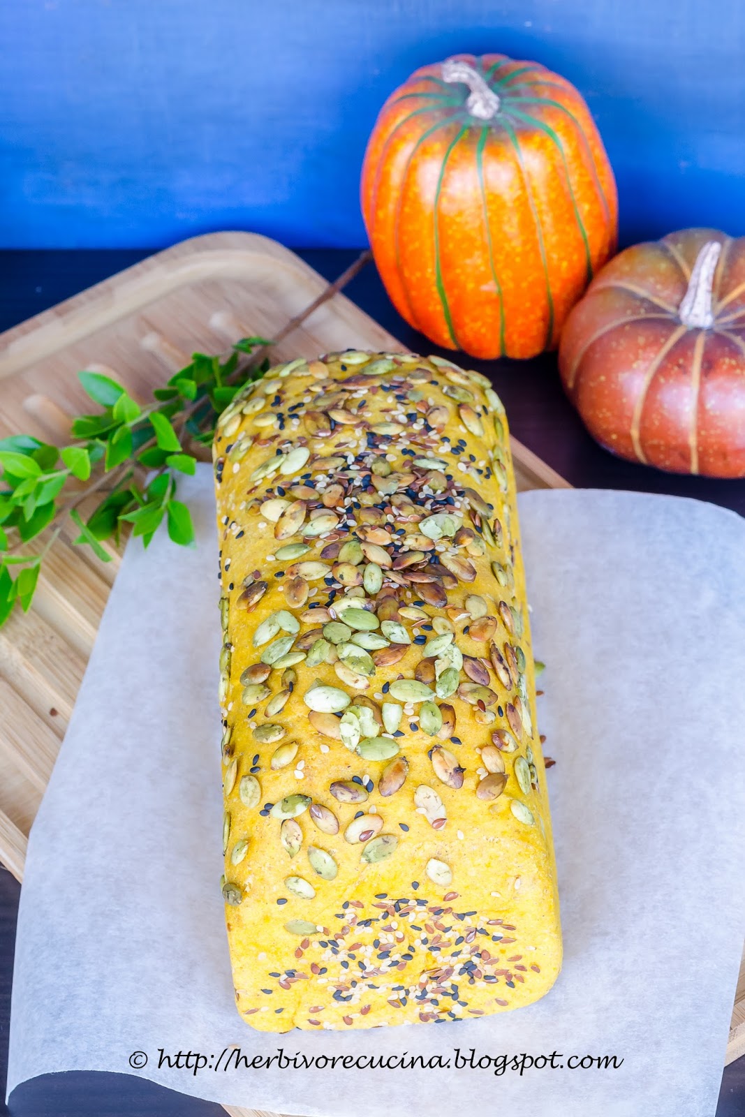 Herbivore Cucina Multigrain Pumpkin Bread for BreadBakers