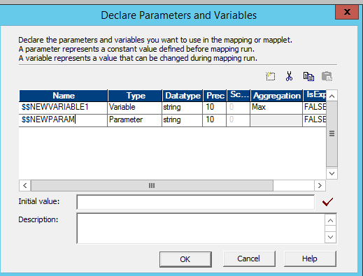 what is the difference between mapping parameter and variable in informatica