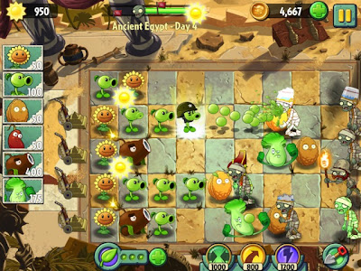 Descarga de Juegos Android Apk+Sd : Plants vs. Zombies 2 APK (MF)