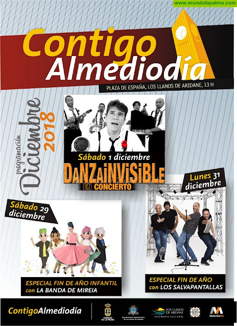 Danza Invisible y Los Salvapantallas protagonizan los conciertos de Contigo Almediodía en diciembre