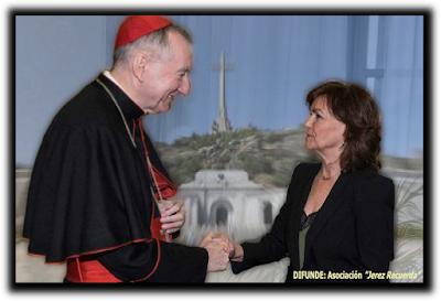 LA VICEPRESIDENTA CARMEN CALVO SALUDA AL SECRETARIO DE ESTADO DE LA SANTA SEDE, PIETRO PAROLIN, EL PASADO 29 DE OCTUBRE EN ROMA. LA VICEPRESIDENTA CARMEN CALVO SALUDA AL SECRETARIO DE ESTADO DE LA SANTA SEDE, PIETRO PAROLIN, EL PASADO 29 DE OCTUBRE EN ROMA.