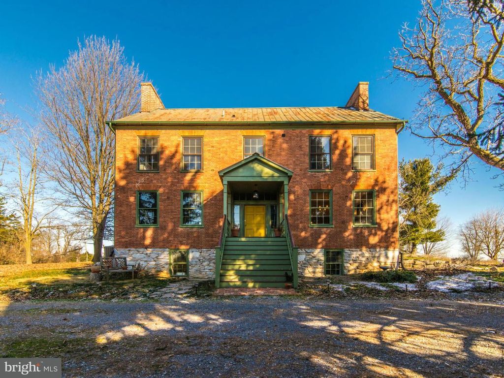 Sweet House Dreams 1823 Brick and Stone Federal Manor House in