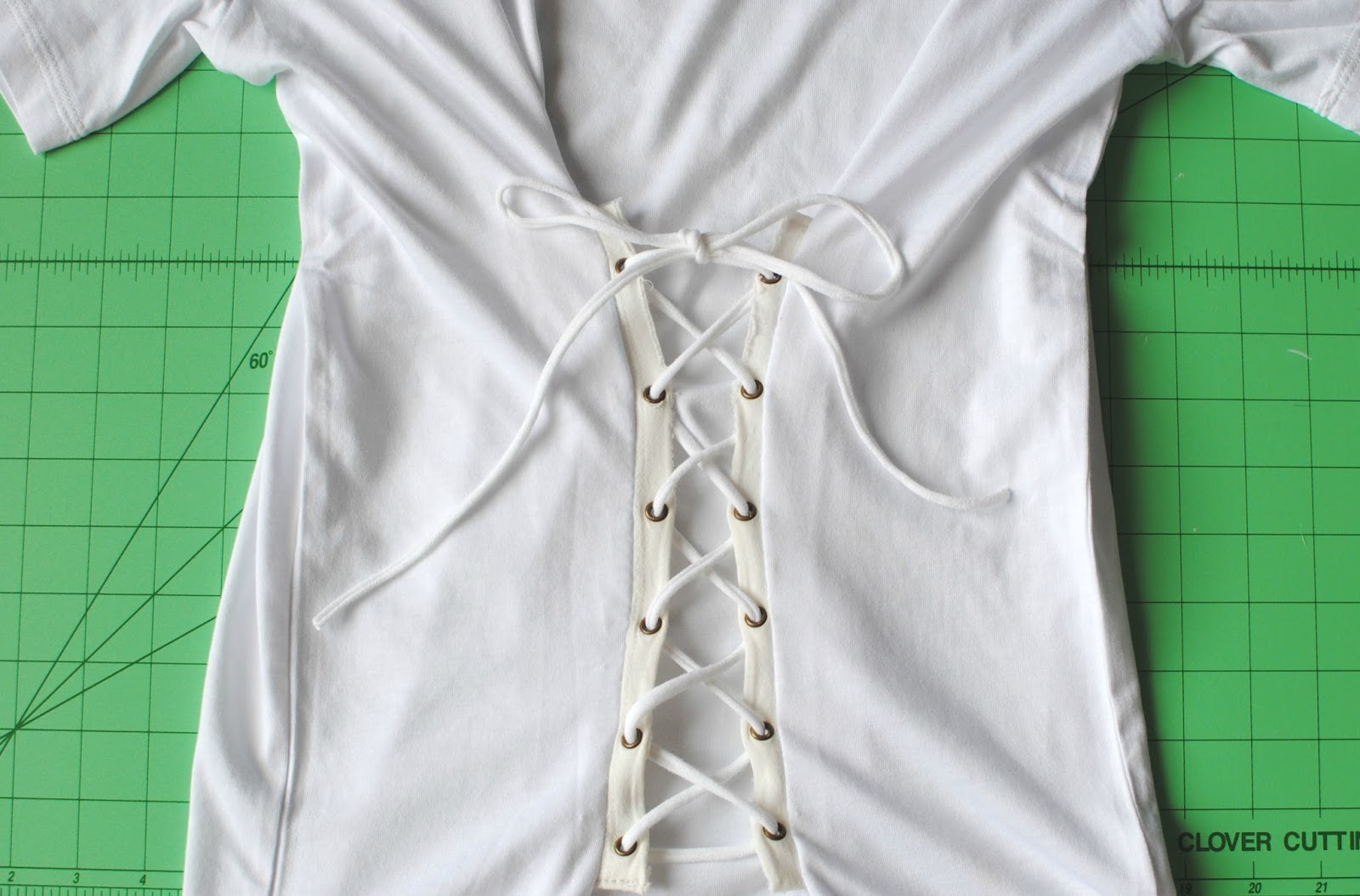 Trash To Couture DIY Corset Top