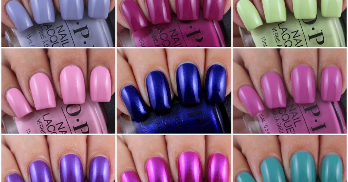 Olivia Jade Nails: OPI Tokyo Collection - Swatches & Review