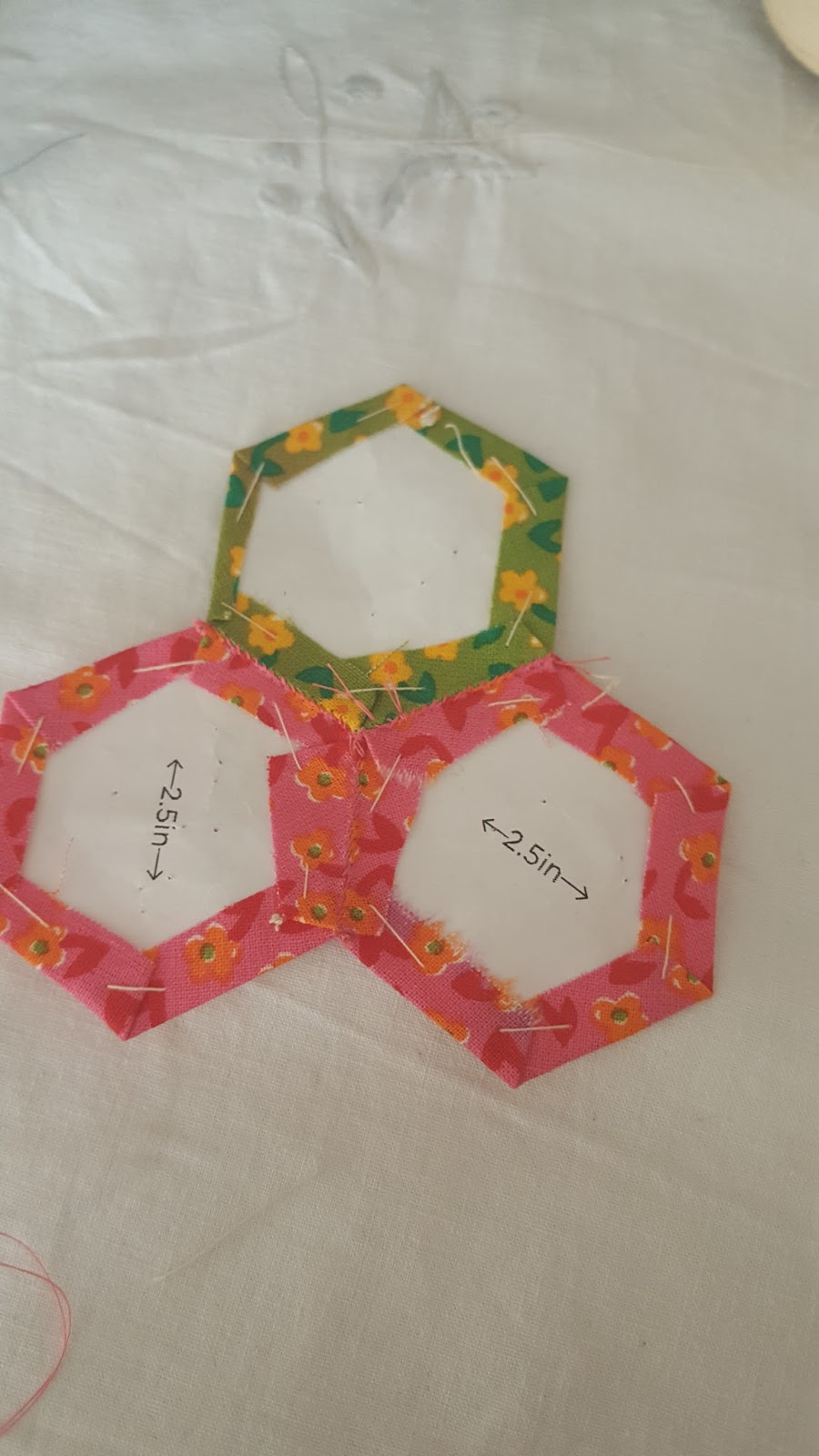 how to sew a hexagon flower english paper piecing tutorial All about