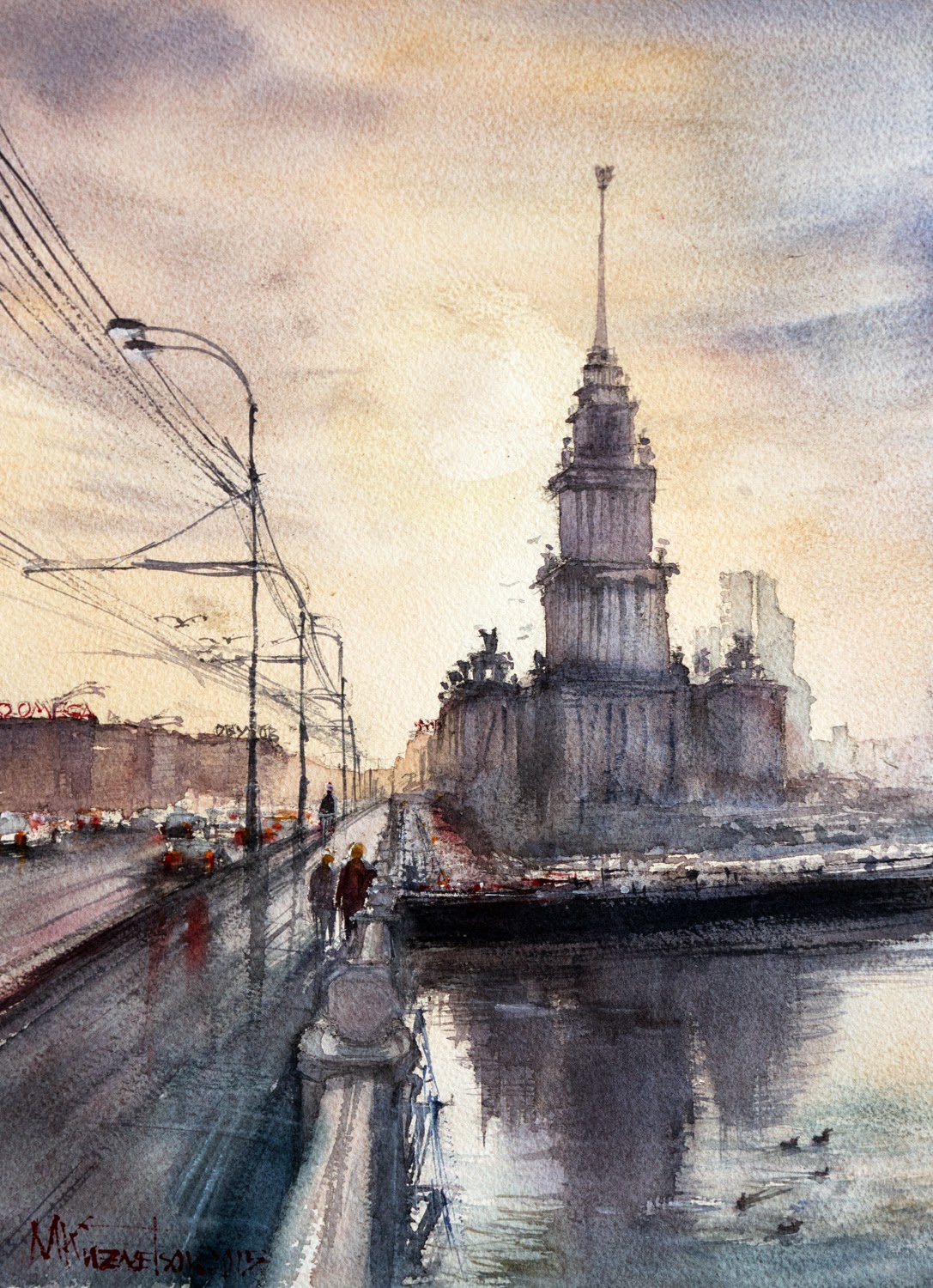 Акварель москва