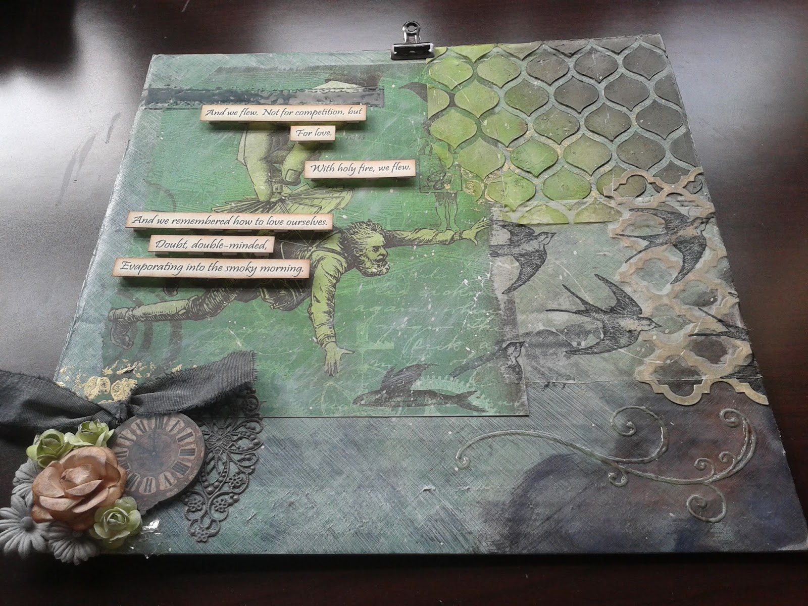 SambuCOrona Gypsum MixedMedia Finished Work