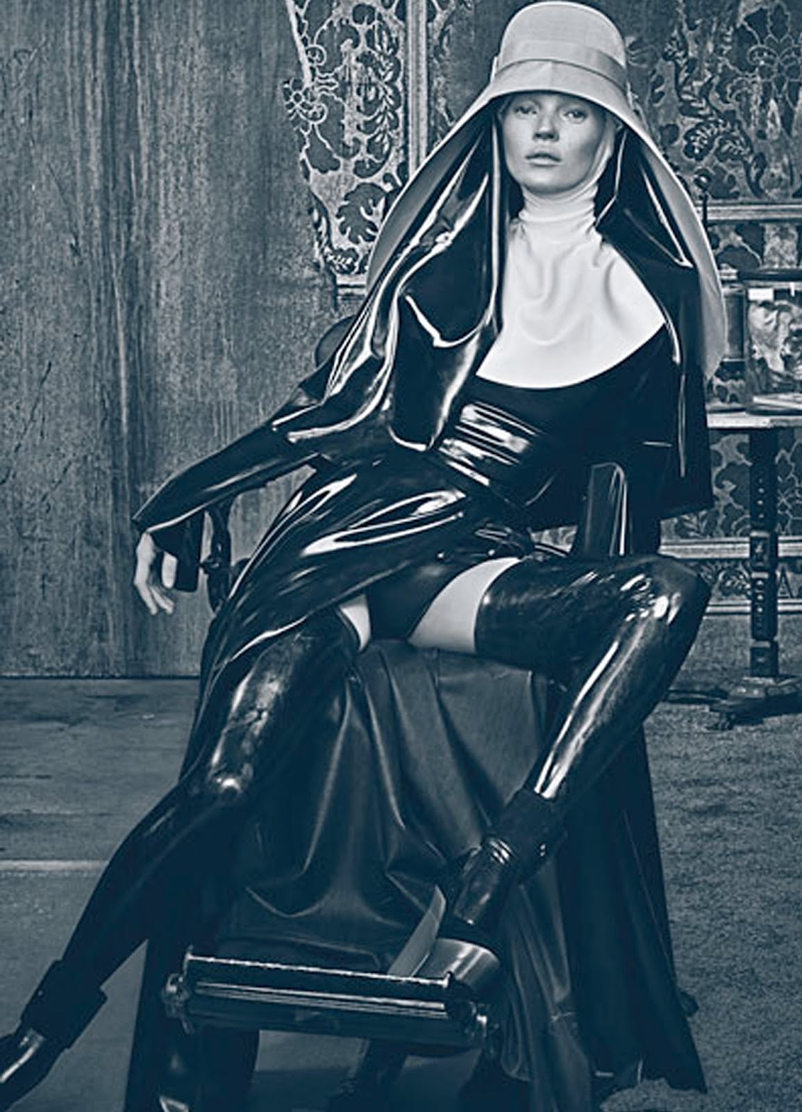Nuns in latex Crossdresser at glory hole