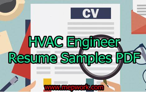 HVAC Engineer Resume Samples PDF