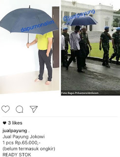 Payung Biru Jokowi